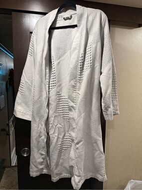 West Elm 100% Organic Cotton Textured Robe